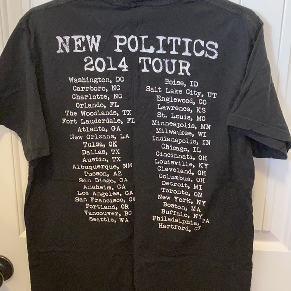 New Politics tour tee everywhere I go 2014 - Picture 3 of 4